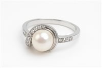 Ring Salvini Woman in White Gold Perla AAP21698